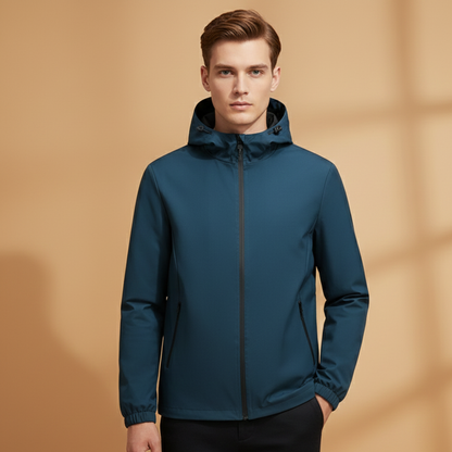 Waterproof Zip Up Hoodie Jacket for Men