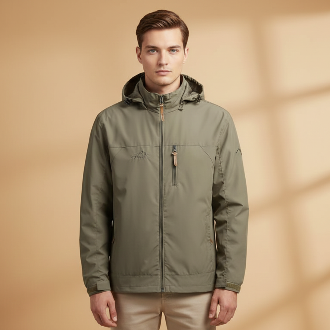 Waterproof Zip Up Men's Hoodie Jacket