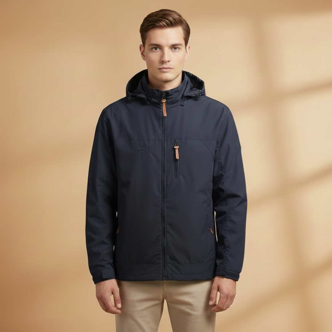Waterproof Zip Up Men's Hoodie Jacket
