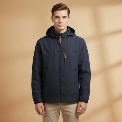 Waterproof Zip Up Men's Hoodie Jacket