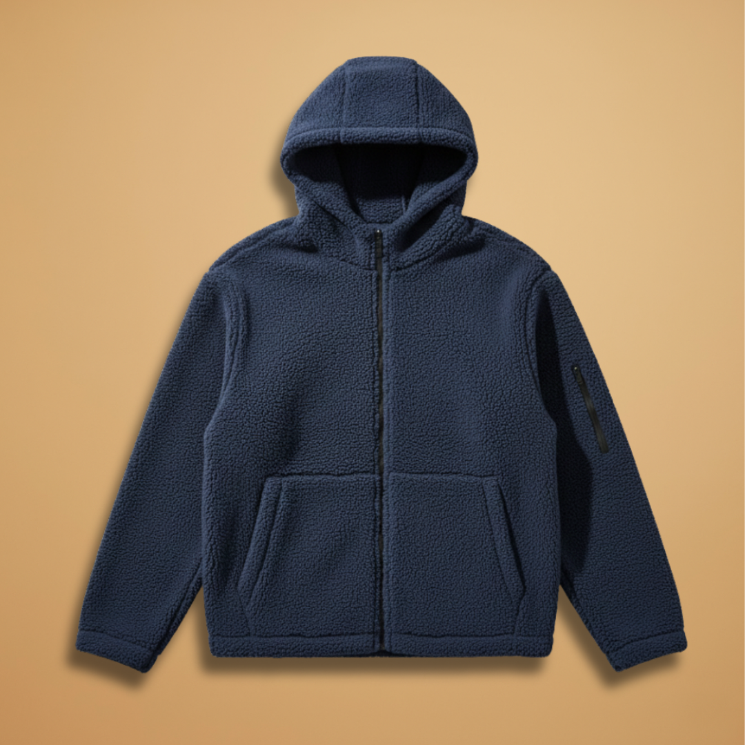 Classic Casual Hooded Sweatshirt Jacket - Modish World
