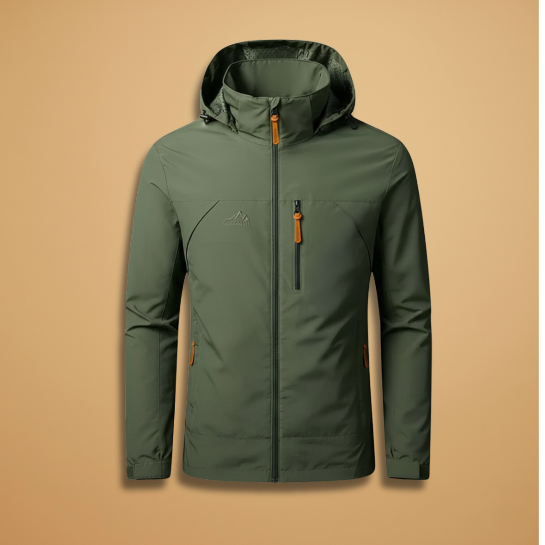 Waterproof Men's Hiking Jacket with Adjustable Hood - Modish World