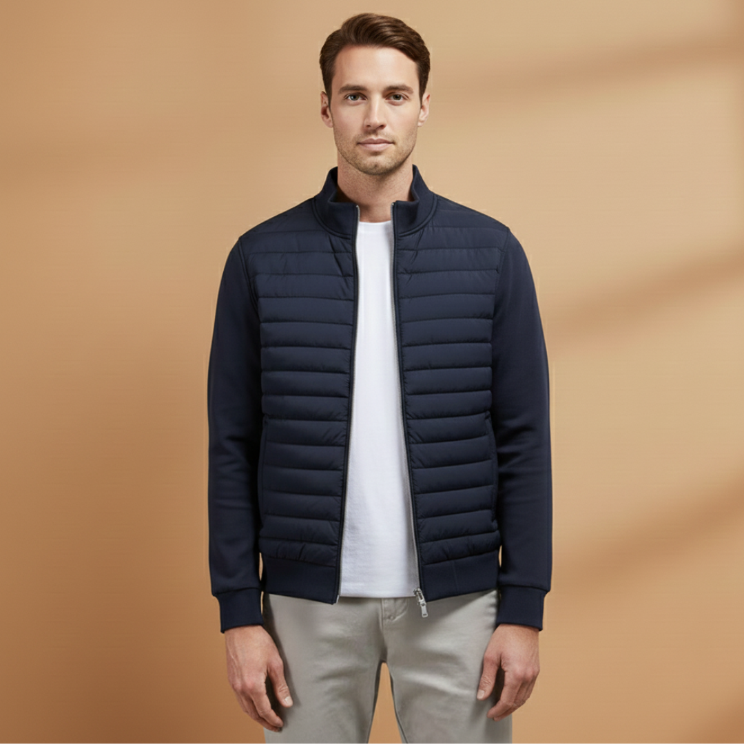Warm Padded Mens Zip Up Jacket
