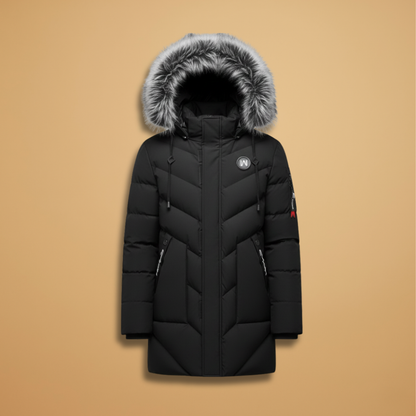 Waterproof Men's Padded Jacket with Hood and Zip - Modish World