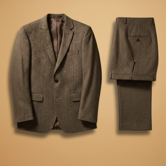 Classic 3-Piece Suit with Jacket and Fitted Pants - Modish World
