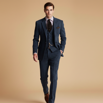 Classic Winter Mens 3 Piece Suit Set