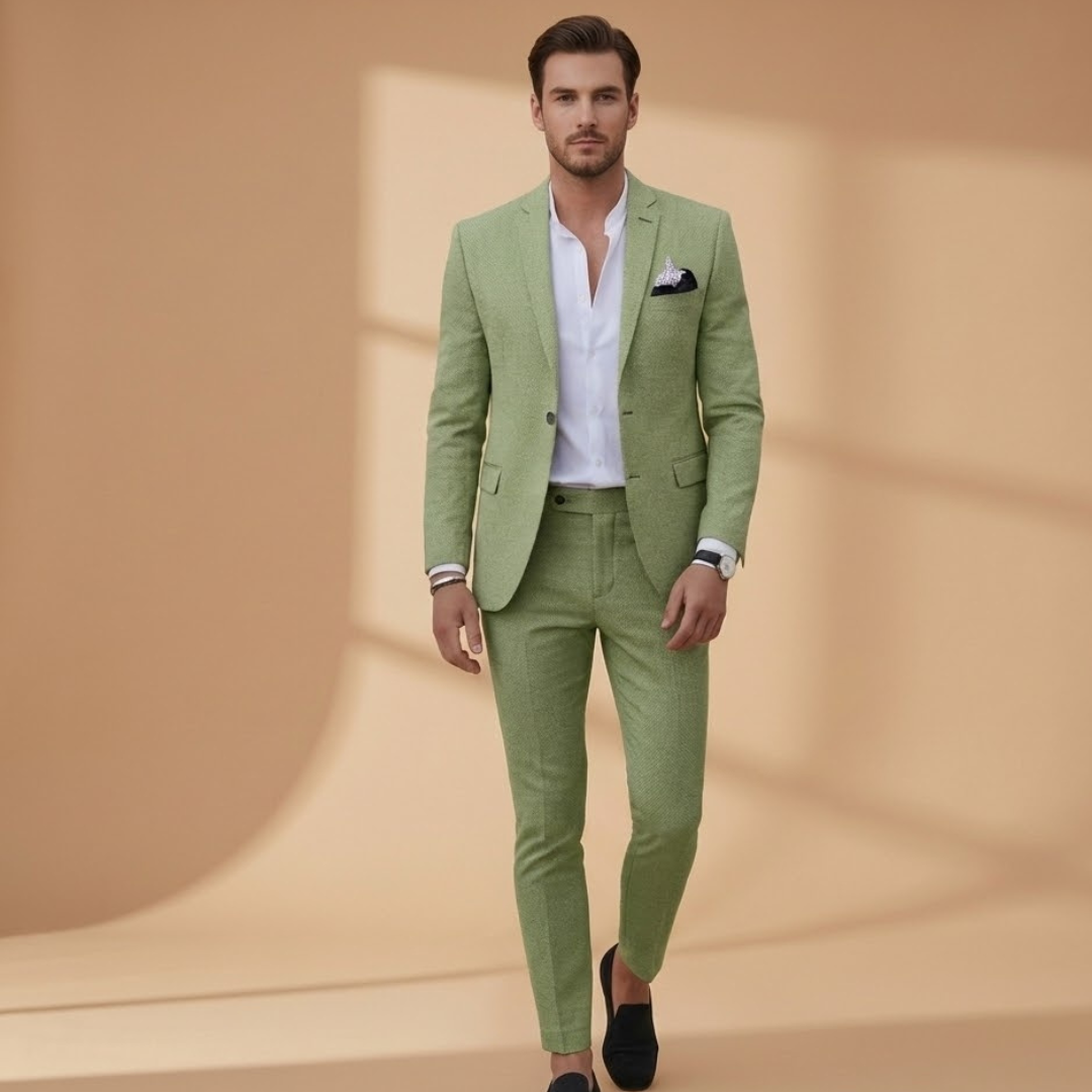 Classic 2-Piece Business Suit for Men