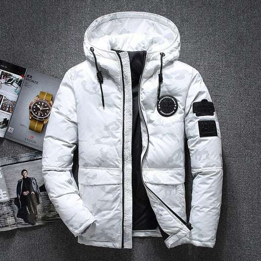 Warm Camo Mens Winter Coat - ModishWorld