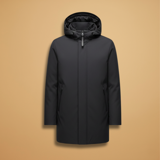 Warm Waterproof Men's Coat with Zip Pockets - Modish World