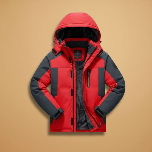 Waterproof Men's Parka Jacket with Hood and Pockets - Modish World