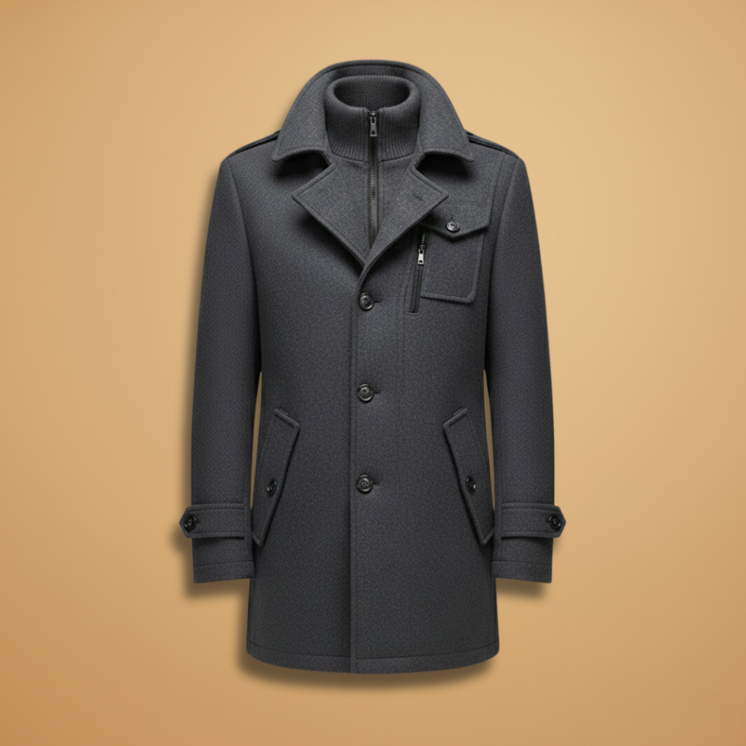 Classic Double Breasted Men's Coat - Modish World