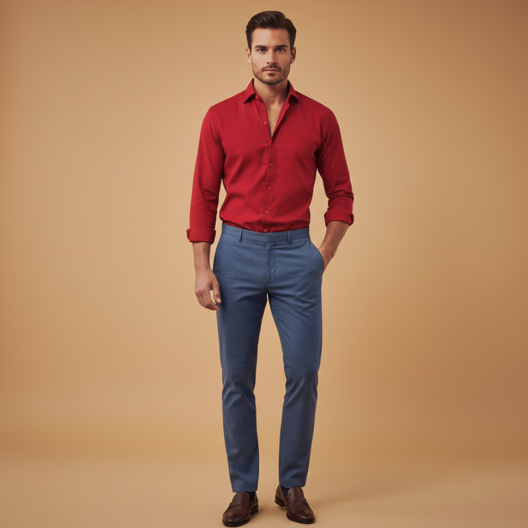 Slim Fit Mens Formal Dress Shirt