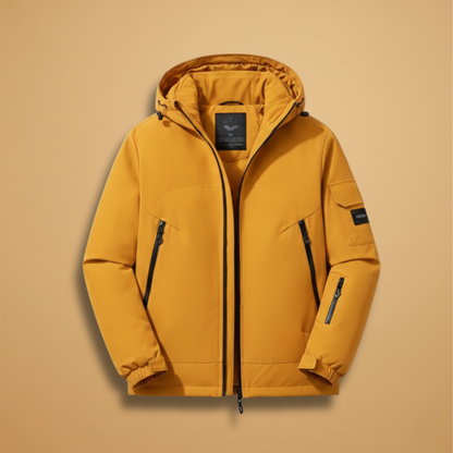 Warm Waterproof Men's Snow Jacket with Hood - Modish World