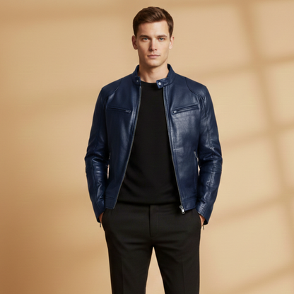 Waterproof Zip Front Mens Jacket