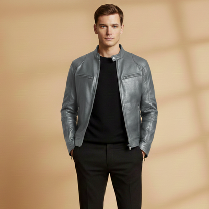 Waterproof Zip Front Mens Jacket