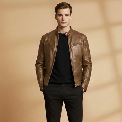 Waterproof Zip Front Mens Jacket