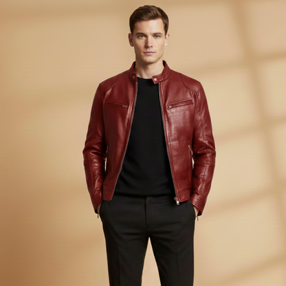 Waterproof Zip Front Mens Jacket