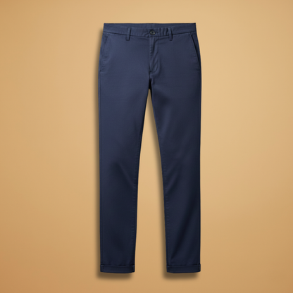 Comfortable Fit Elastic Waist Trousers - Modish World