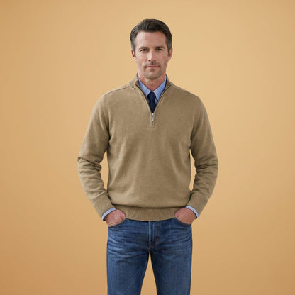 Classic Crew Neck Men's Pullover Sweater