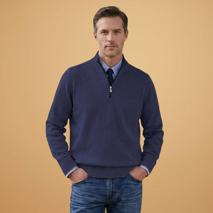 Classic Crew Neck Men's Pullover Sweater