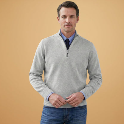 Classic Crew Neck Men's Pullover Sweater