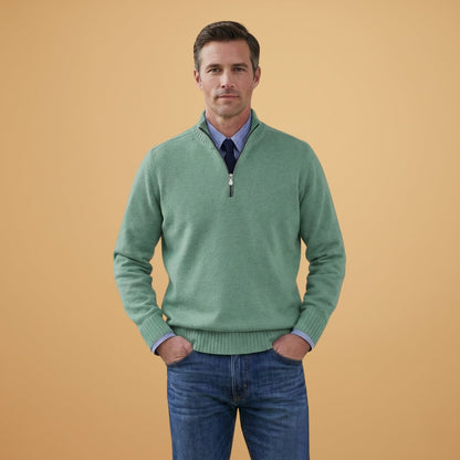 Classic Crew Neck Men's Pullover Sweater