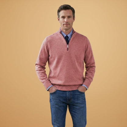 Classic Crew Neck Men's Pullover Sweater