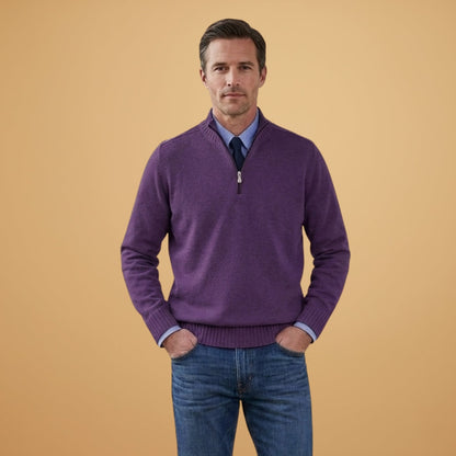 Classic Crew Neck Men's Pullover Sweater