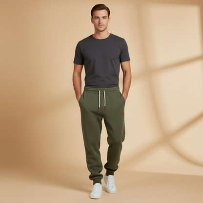 Comfortable Men's Fleece Lined Jogger Pants