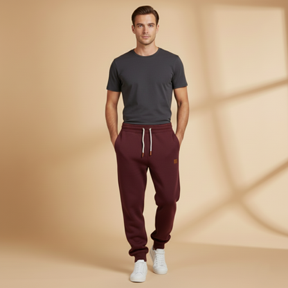 Comfortable Men's Fleece Lined Jogger Pants