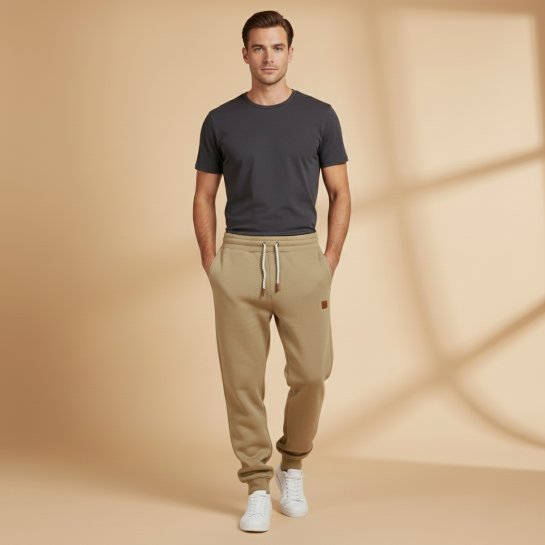 Comfortable Men's Fleece Lined Jogger Pants