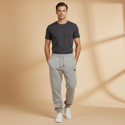 Comfortable Men's Fleece Lined Jogger Pants