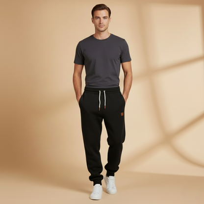 Comfortable Men's Fleece Lined Jogger Pants