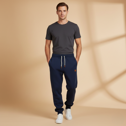 Comfortable Men's Fleece Lined Jogger Pants