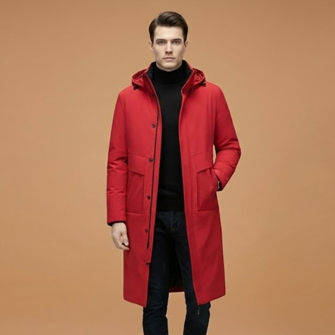 Waterproof Hooded Parka Jacket for Men