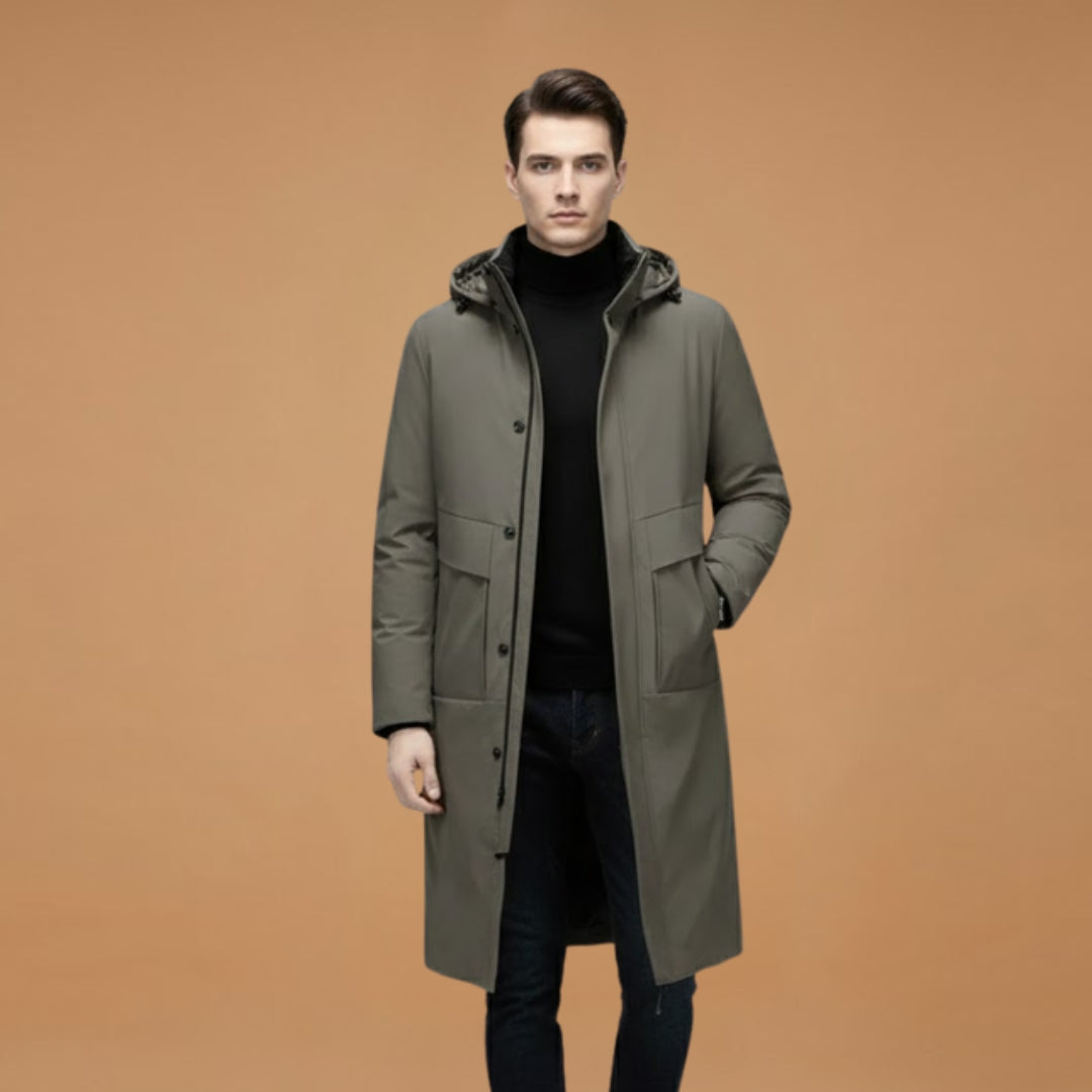 Waterproof Hooded Parka Jacket for Men