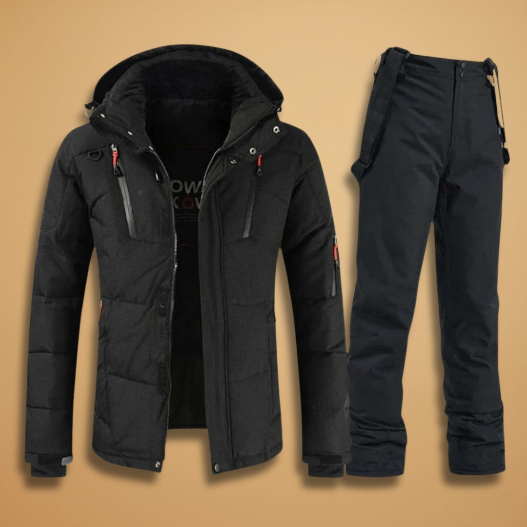 Waterproof Snow Jacket and Fleece Lined Ski Pants Set - Modish World