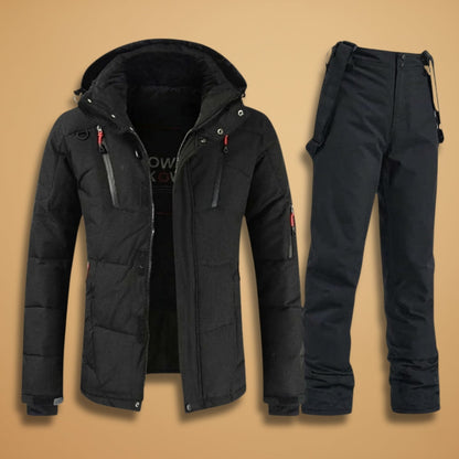 Waterproof Snow Jacket and Fleece Lined Ski Pants Set - Modish World