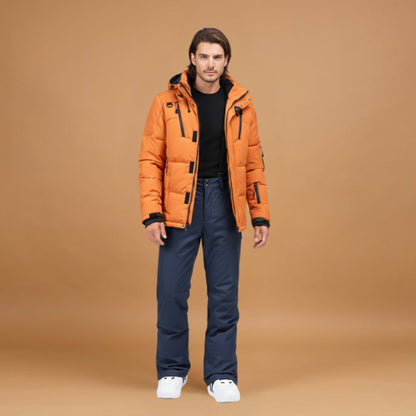 Waterproof Snow Jacket and Fleece Lined Ski Pants Set