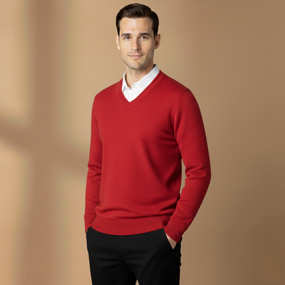 Classic Crew Neck Men's Sweater