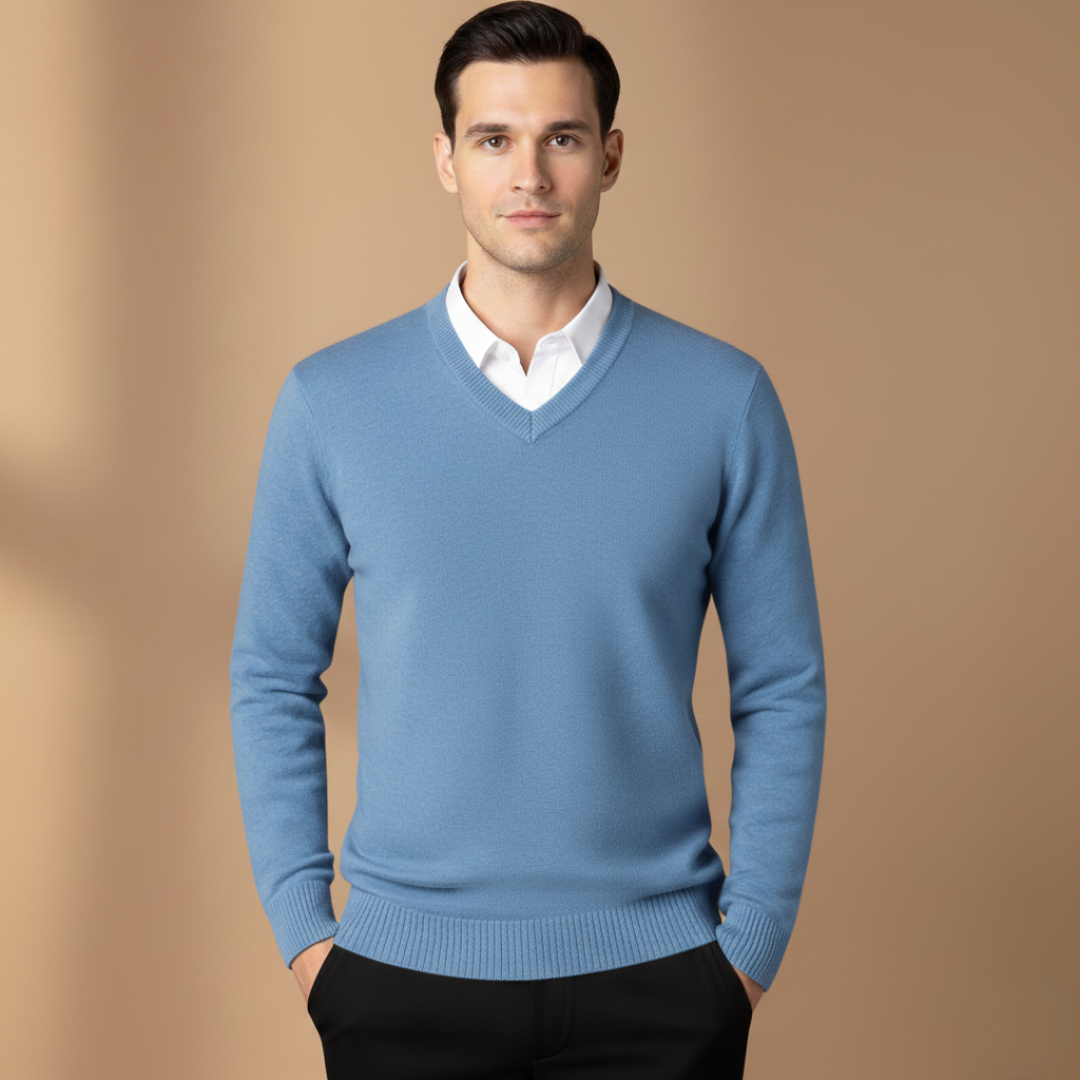 Classic Crew Neck Men's Sweater