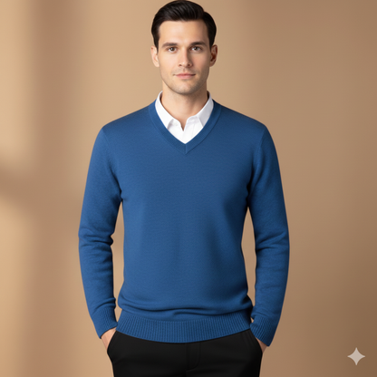 Classic Crew Neck Men's Sweater