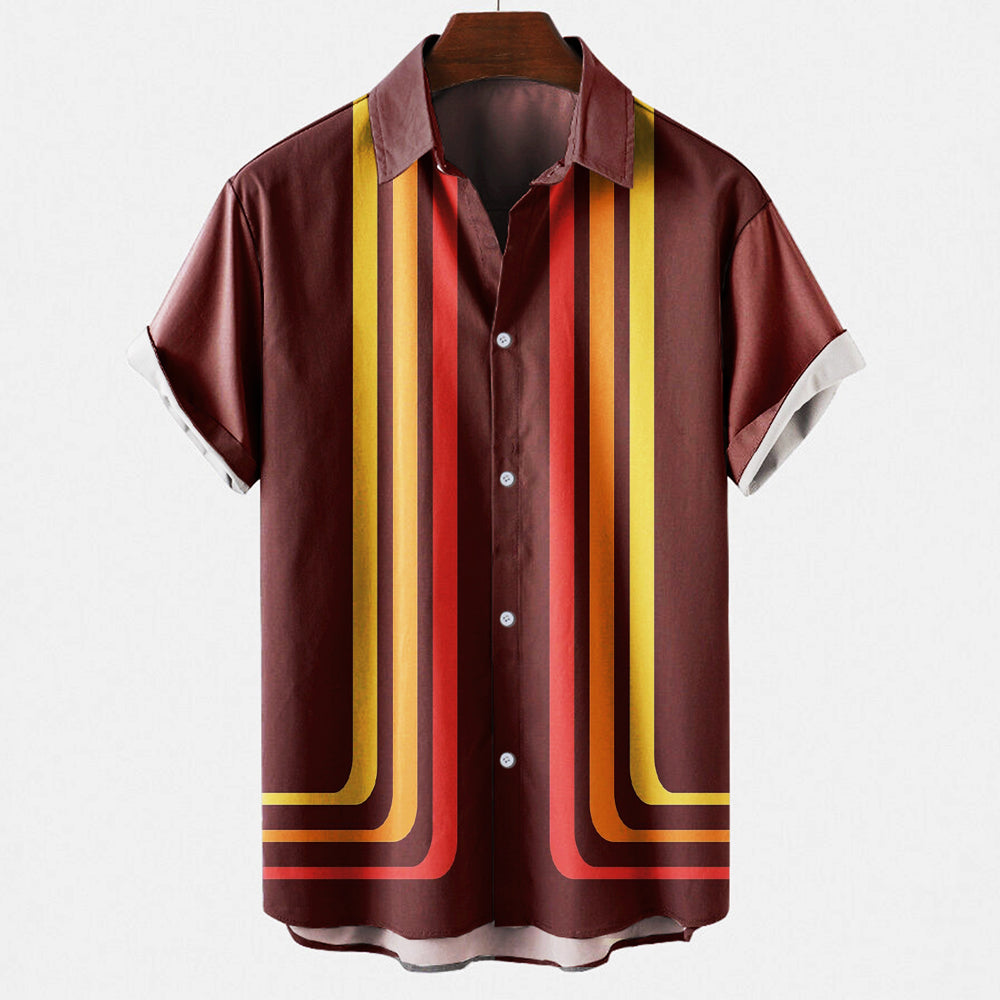 Classic Fashionable Mens Button Down Shirt