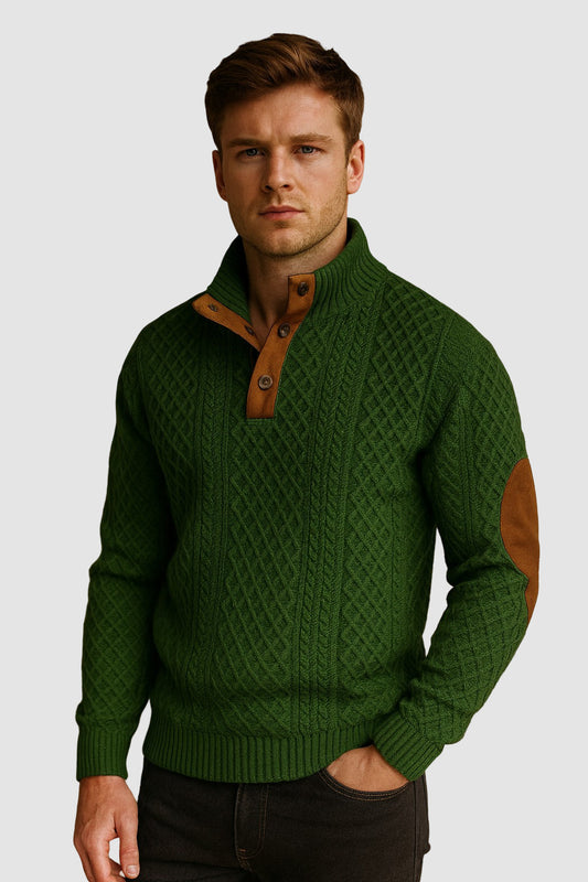 Warm Crew Neck Woolen Sweater - ModishWorld