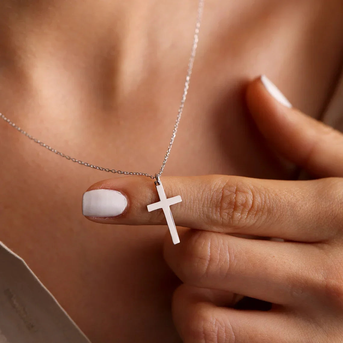 Dainty Gold Cross Necklace: Christian Faith Jewelry for Women
 - ModishWorld