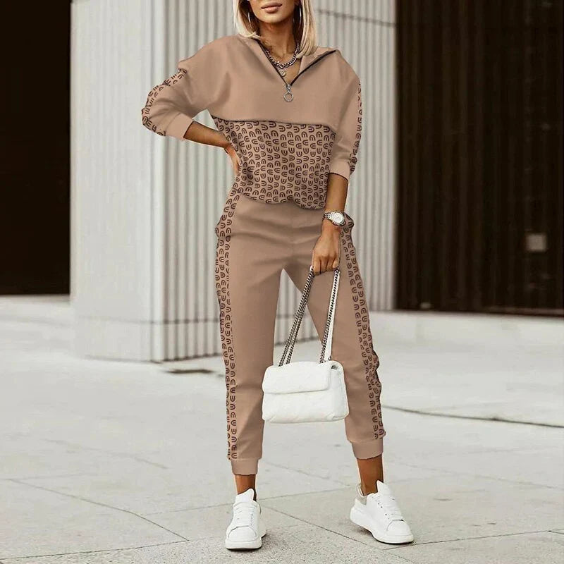 Ladies' Fleece Hoodie and Sweatpants Set - ModishWorld