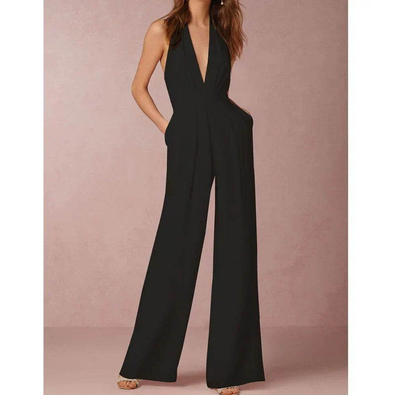 Chic Strapless Jumpsuit for Ladies - ModishWorld