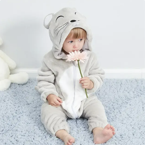 Adorable Baby Onesies with Fun Animal Designs