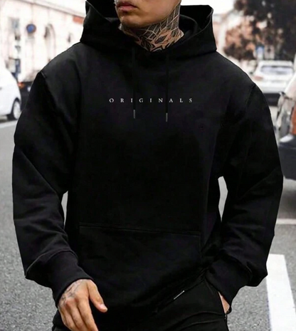 Men's Large Graphic Hoodie with Pocket - ModishWorld
