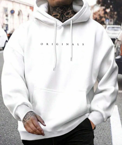Men's Large Graphic Hoodie with Pocket